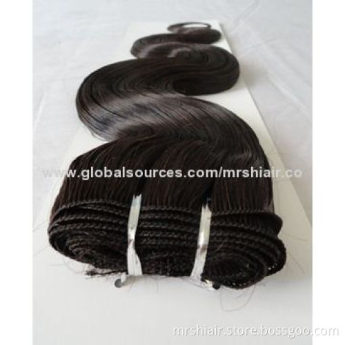 Human hair extensions